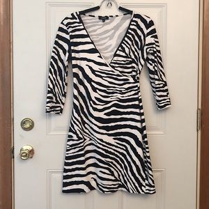 Express Zebra Dress